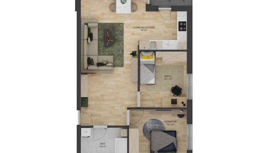 Apartament 3 camere – Șelimbăr - Doamna Stanca - Poză 3