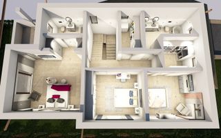 Casa individuala | 5 camere | 450 mp teren | Cisnadie - Poză 4