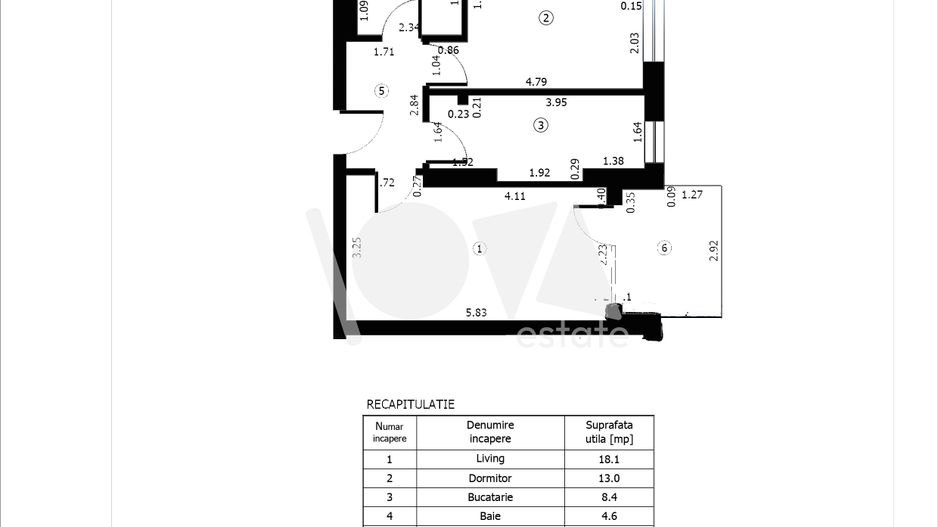 De vânzare: apartament 2 camere Novum56 - Gorjului - Militari - Poză 9