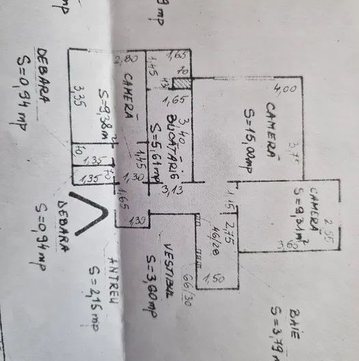 Apartament cu 3 camere de vanzare - Poză 3