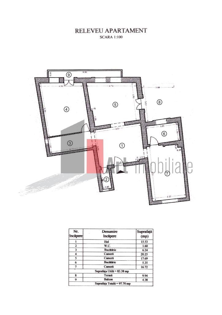 Apartament in vila la etajul 1 intre Romana si P-ta Victoriei - Poză 1
