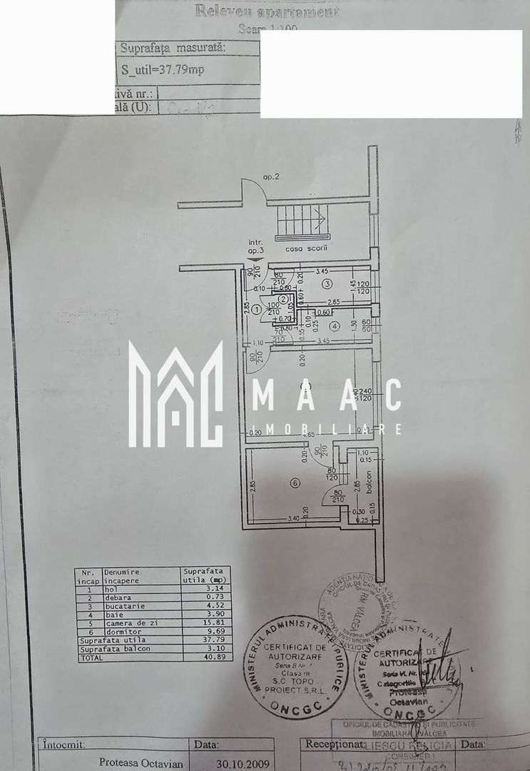Apartament 2 camere | etaj 1 | Republicii | Nord | - Poză 8
