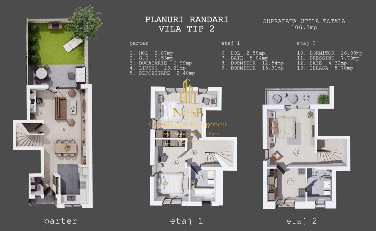 Vila in Pipera 4 camere, 2 locuri de parcare si curte - Comision 0% - Poză 23