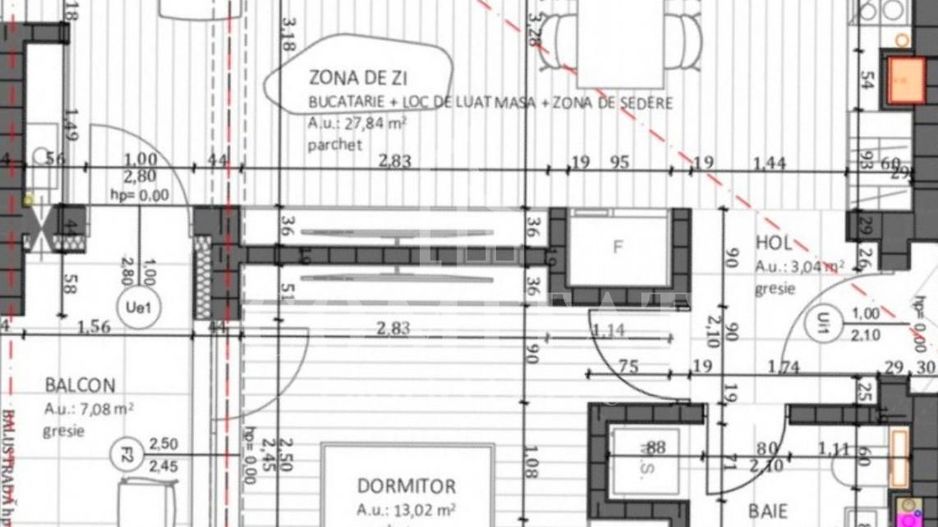 Apartament semifinisat | West Peak | Florești - Poză 3