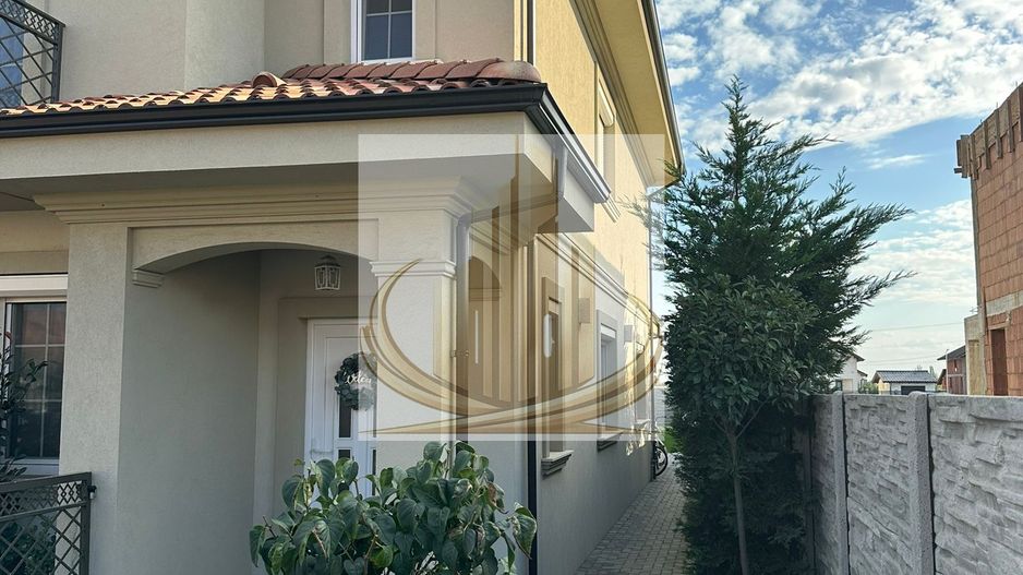 Casa in stil mediteranean, ultrafinisată 5 camere, 3 bai + curte. - Poză 9