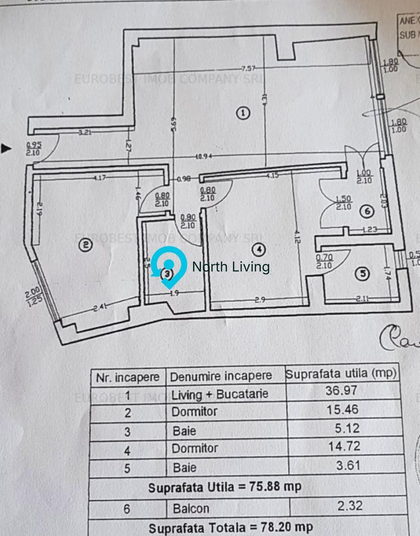 3 CAMERE | LOC PARCARE INCLUS| PESCARIU| ONE VERDI - Poză 17