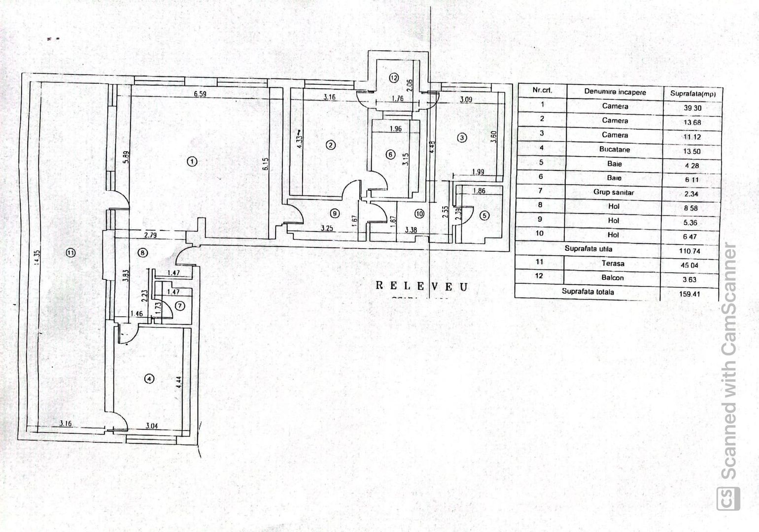 DE INCHIRIAT - PENTHOUSE-MILITARI-3 CAMERE CU TERASA DEOSEBITA 50MP,  NEMOBILAT - Poză 5