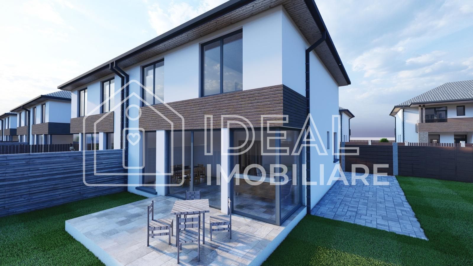 Duplex Modern cu 4 camere si gradina, In Selimbar - Poză 1
