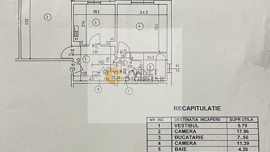 2 Camere - Decomandat | Fără Risc | Parcul Plumbuita | Reabilitat - Schiță 3