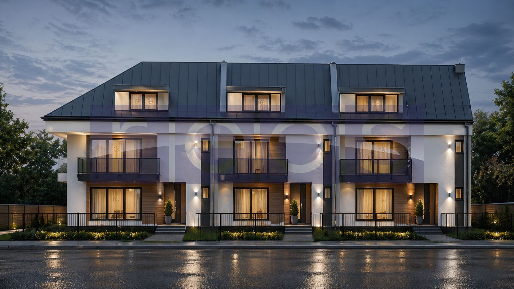 VILE PREMIUM P+1+M | PROIECT NOU | 5 CAMERE | CURTI PRIVATE | 2 PARCARI | - Poză 3