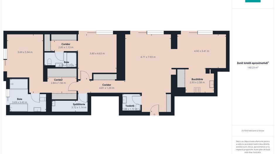Apartament de Lux cu 3 Camere în Zona Dorobanți - Poză 11