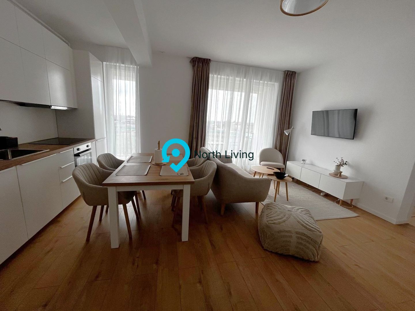 3 camere gata de mutat | Tunari | Mobilat | Parcare inclusă - Poză 7