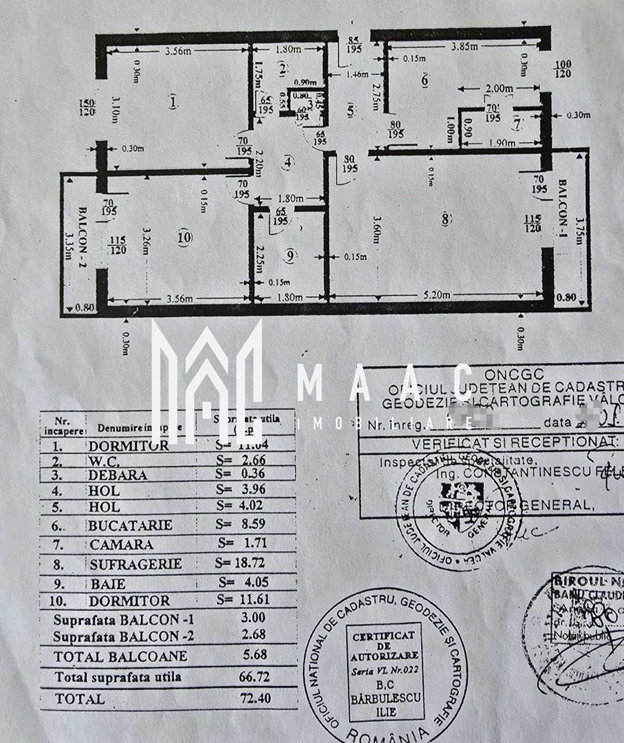 Apartament 3 camere de vânzare | Râmnicu Vâlcea, Ostroveni - Poză 8