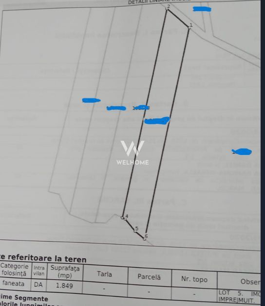 Teren Intravilan in Tocile-priveliste deosebita - Sadu - Sibiu - Schiță 6