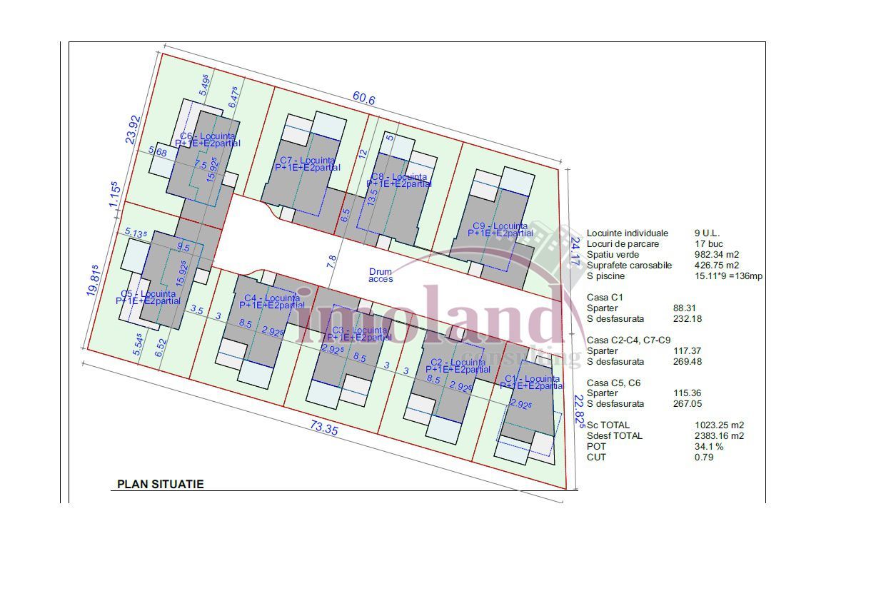 Complex rezidential NOU - 9 vile - vanzare - Pipera-Scoala Americana - Schiță 23