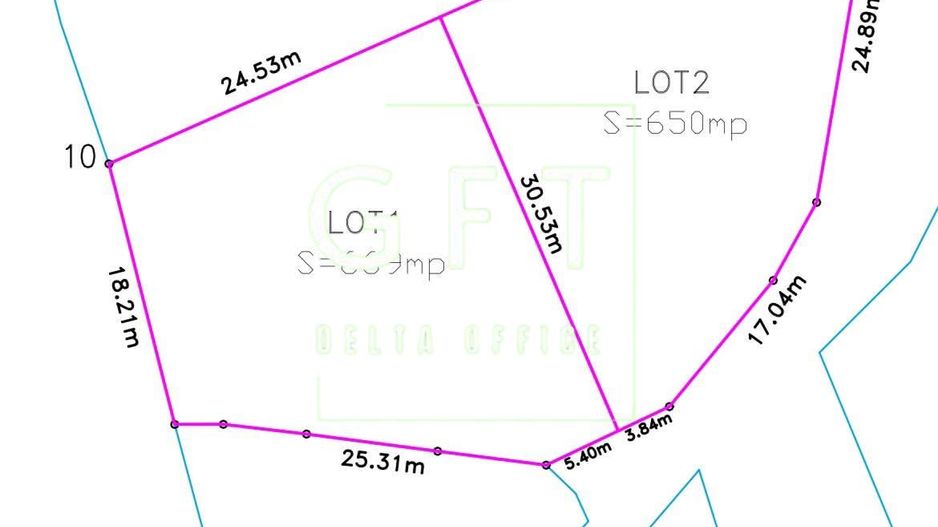 Teren intravilan 650- 669 mp de vânzare – Strada Dâmbului Bistrita - Poză 1