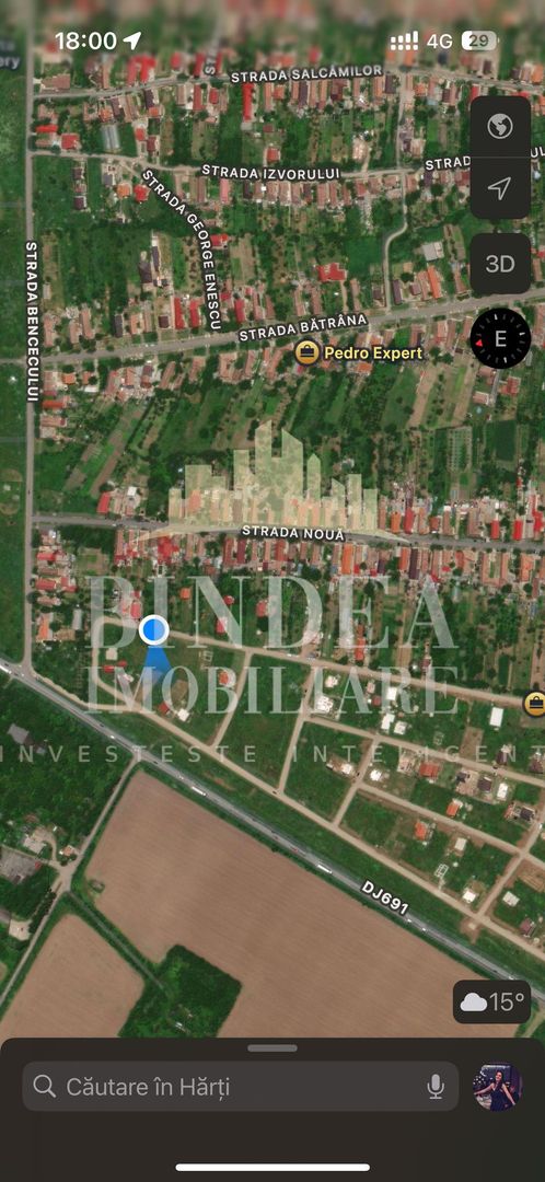 Teren intravilan cartier case noi 500mp- Giarmata - Poză 3