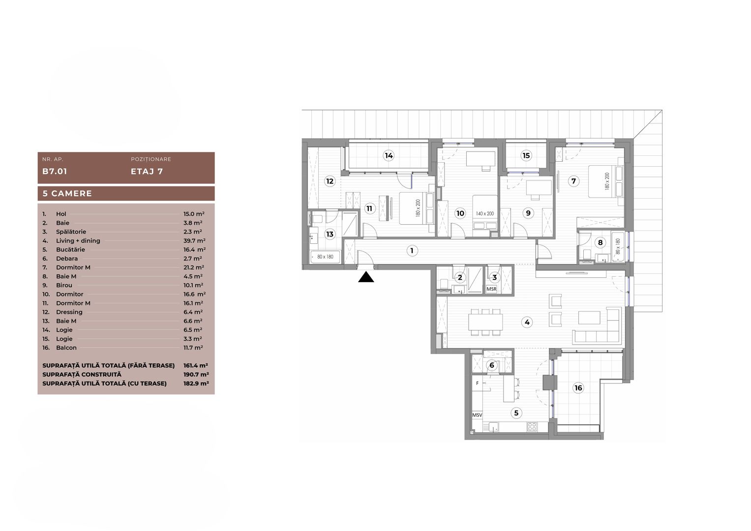 APARTAMENT 5 CAMERE | PROIECT NOU | PIATA IANCULUI - Poză 22