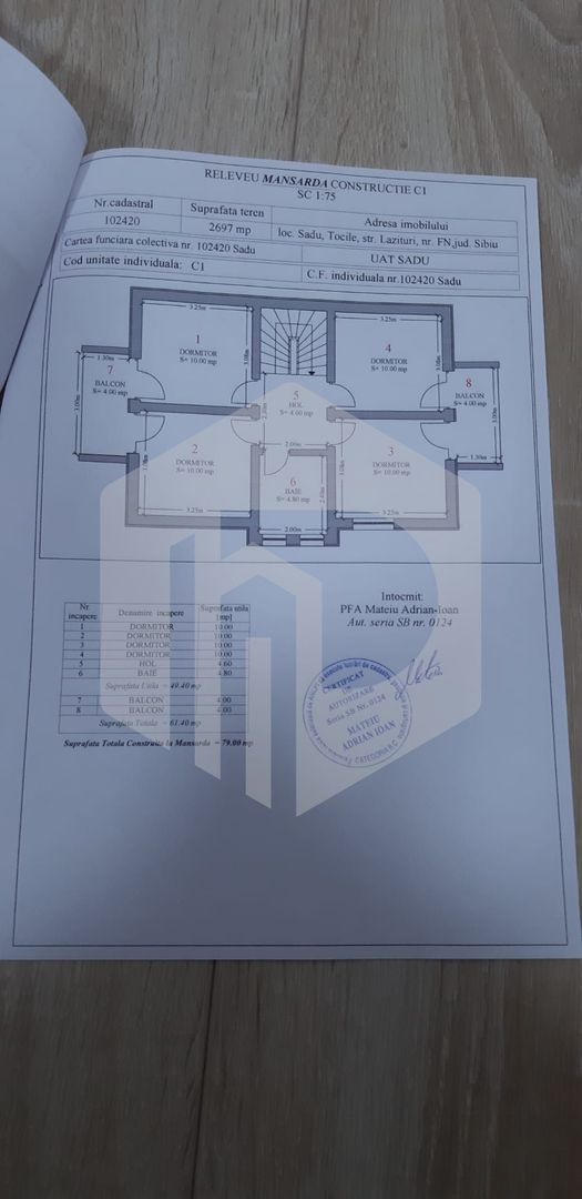 Casa individuala in Tocile-Sadu / 1400 mp teren. 4 dormitoare - Poză 5