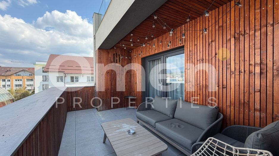 Penthouse ultrafinisat pe 2 niveluri | sauna |  parcare | zona centrala - Poză 19