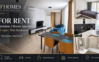 For Rent | Premium 2-Room Apartment | 72 sqm | Win Herăstrău - Poză 1