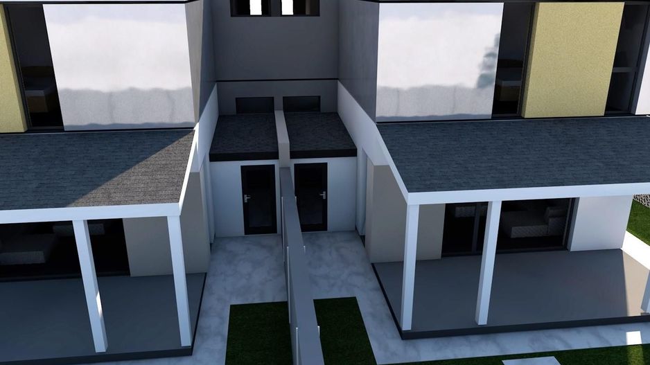 Duplex nou cu 4 camere, la stadiul de proiect-219.900€ Moșnița Nouă - Poză 6