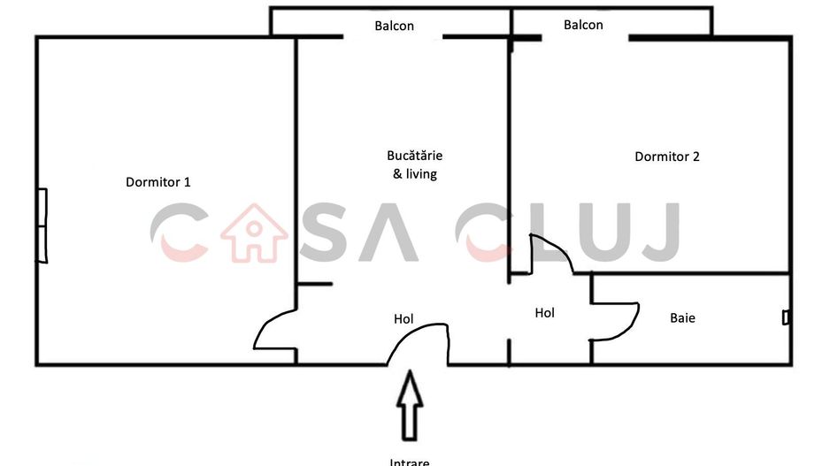 Apartament 2 camere decomandat, Louis Pasteur, Zorilor!! - Poză 8