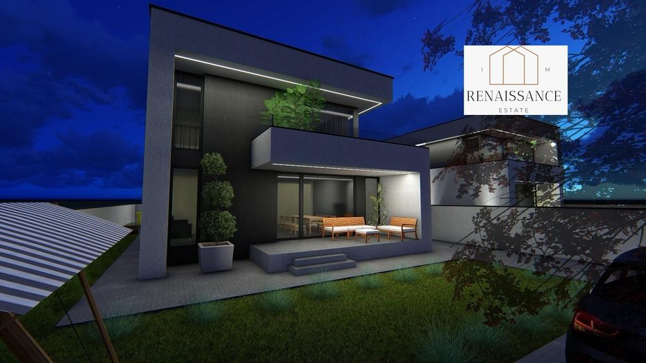 Vila 5 Camere 3 Bai 145mp Utili 450mp Teren | Proiect Modern - Panouri - Poză 25