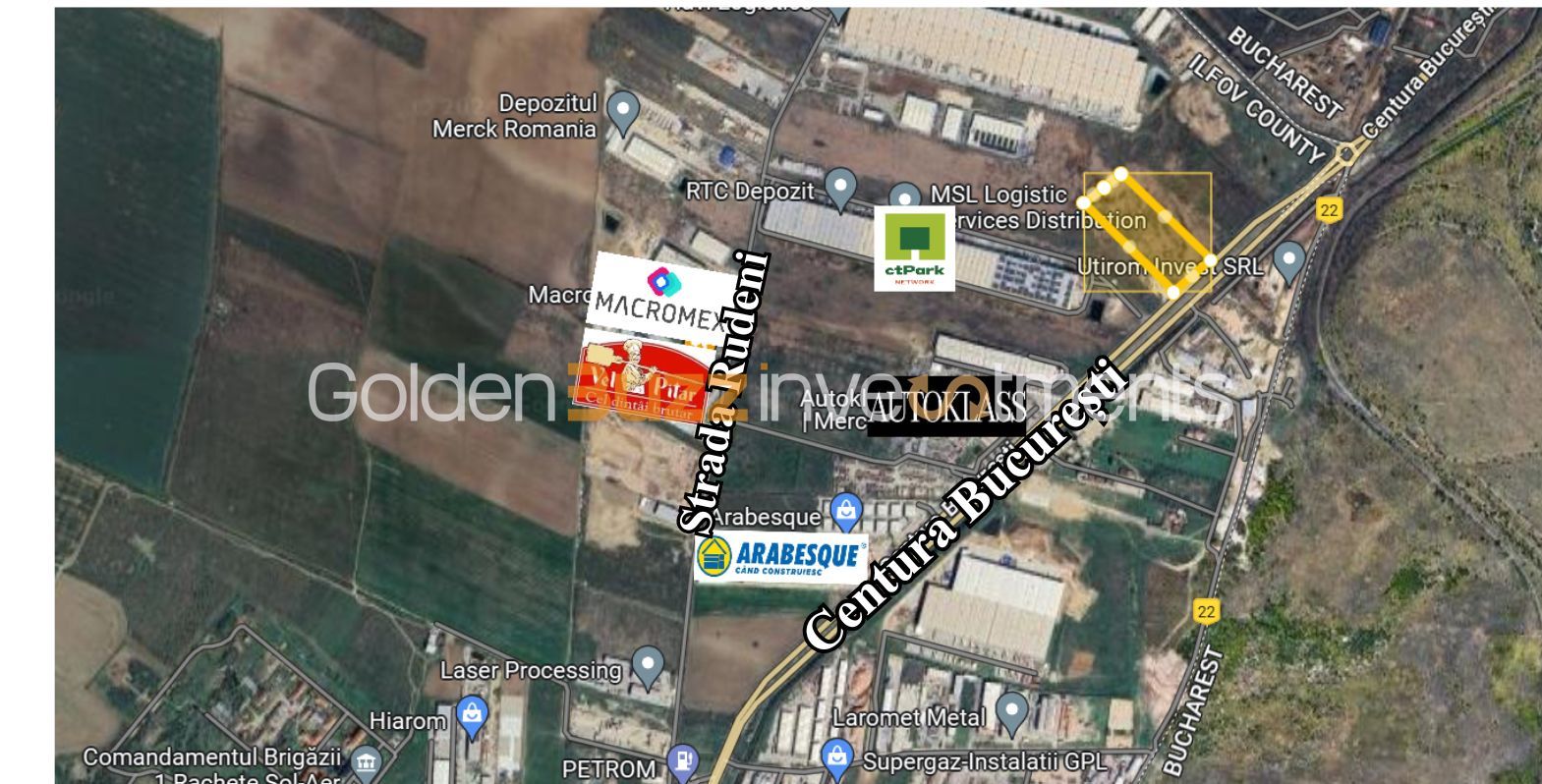 Teren de Vânzare Autorizat – Chitila | 23.600 mp | D: 85 m | - Schiță 7