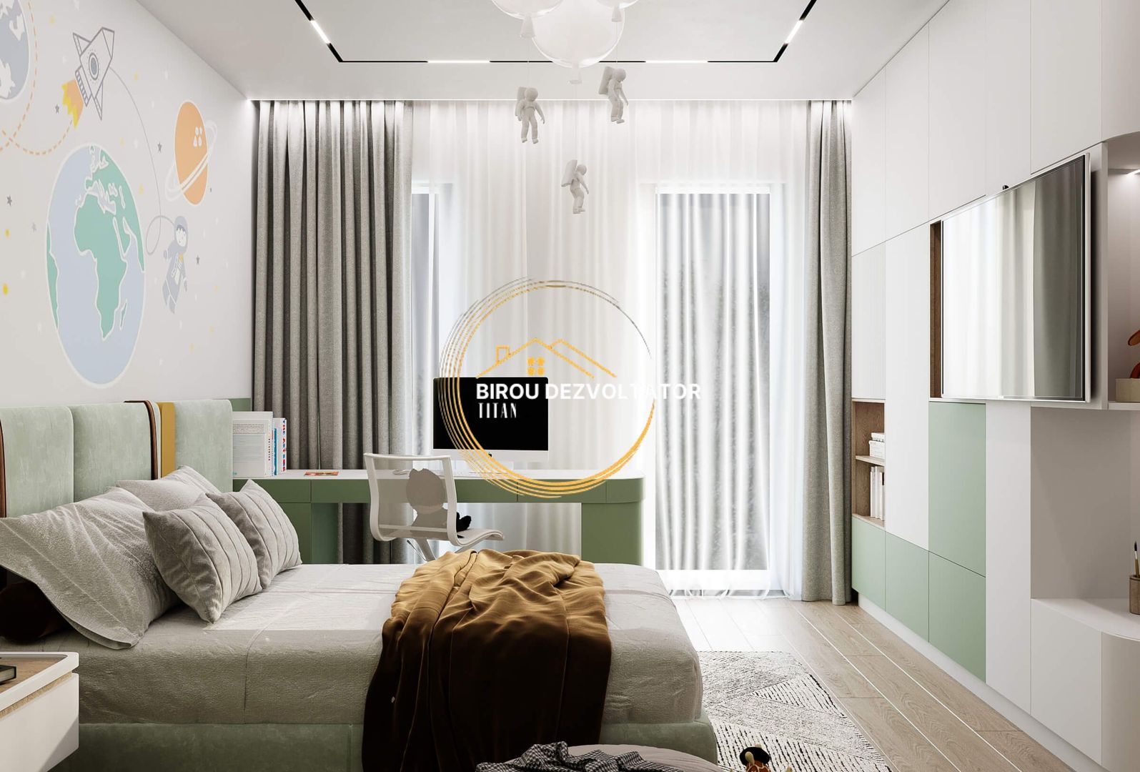 Penthouse Zona verde 1 Decembrie Titan Ansamblu premium Metrou STB - Poză 8