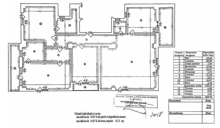 Penthouse deosebit 4 Camere Domenii | Terasa | Loc de parcare - Poză 22
