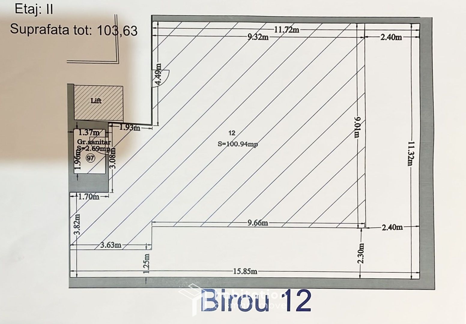 Spațiu Birou în imobil istoric recondiționat - Schiță 22