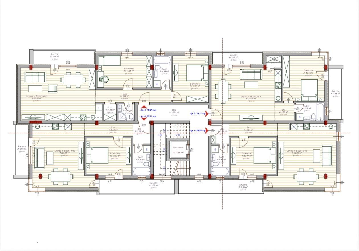 Teren cu autorizație | apart-hotel | 2S+3R+ER | Bună Ziua - Poză 12