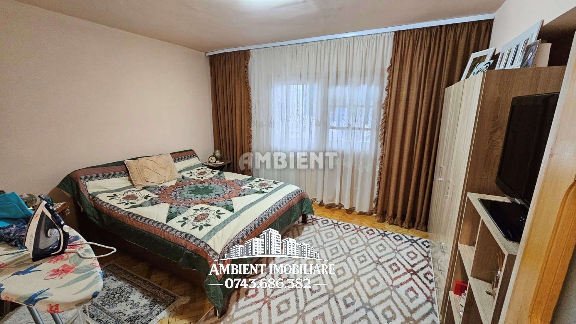 Apartament cu 4 camere, mobilat și utilat, zona TRAIAN; - Poză 7
