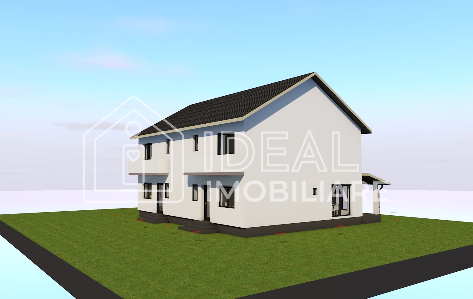 Duplex cu 4 camere si 250 mp de curte, in Selimbar - Poză 9