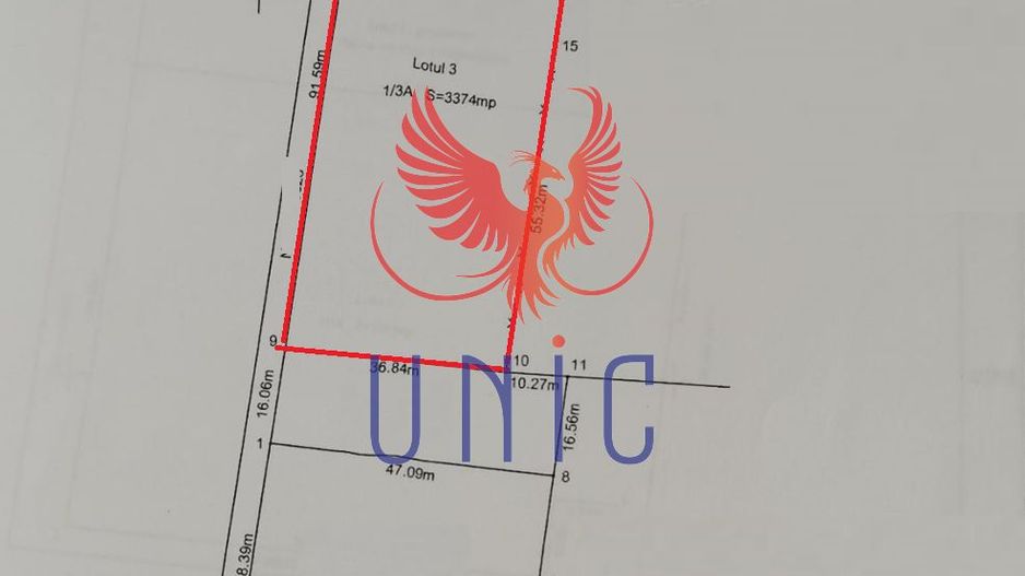 Teren intravilan,  zona Metro! - Schiță 1