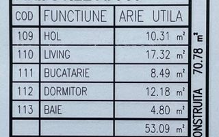 Apartament 2 camere, bloc nou, P+3, Ap.06, Et.1, Bl.5  - CP2461543 - Poză 6