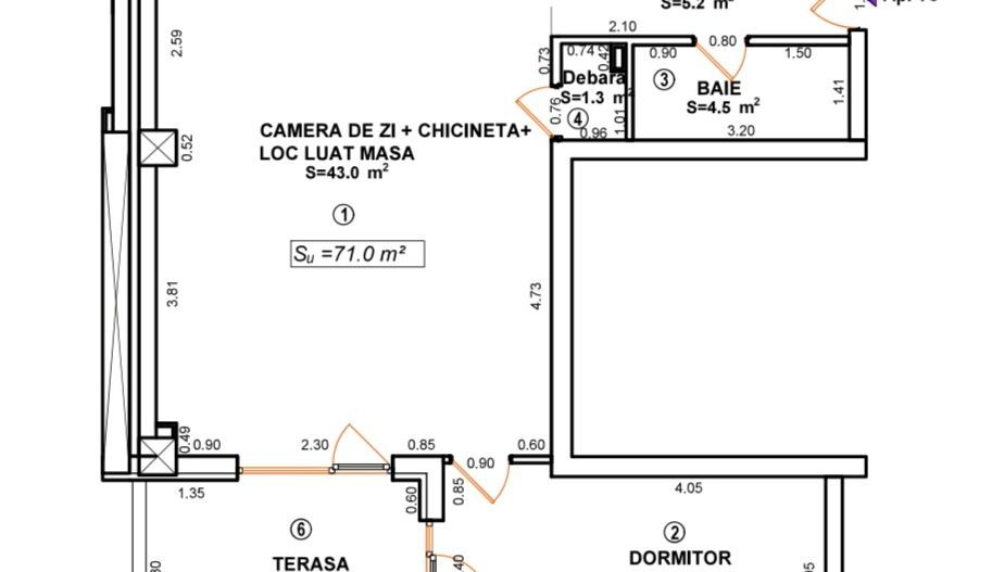 Apartament 2 camere - bloc nou - MONARCH - Poză 9