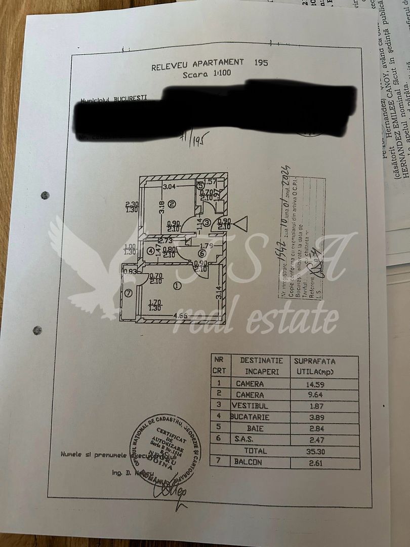 Lacul Tei, Apartament 2 camere. - Schiță 10