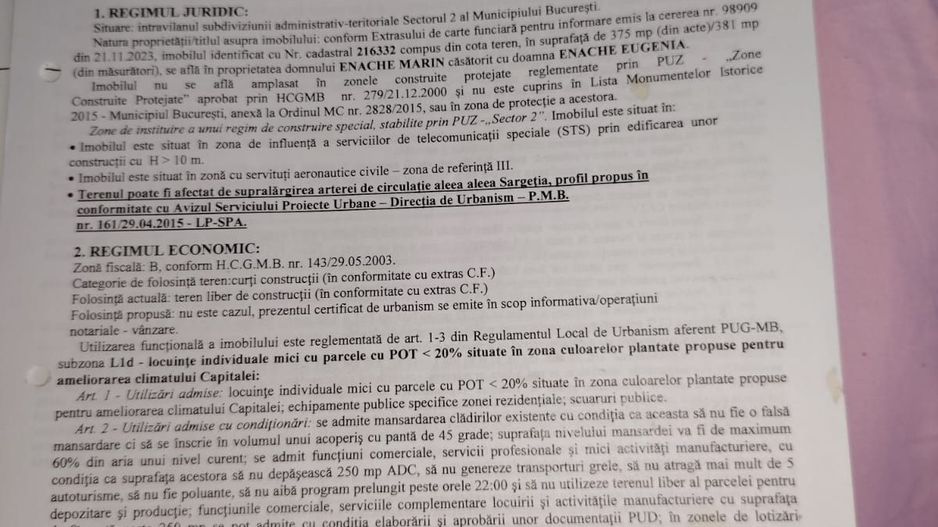 De vanzare teren de 381 de metri patrati in zona Fundeni - Poză 3