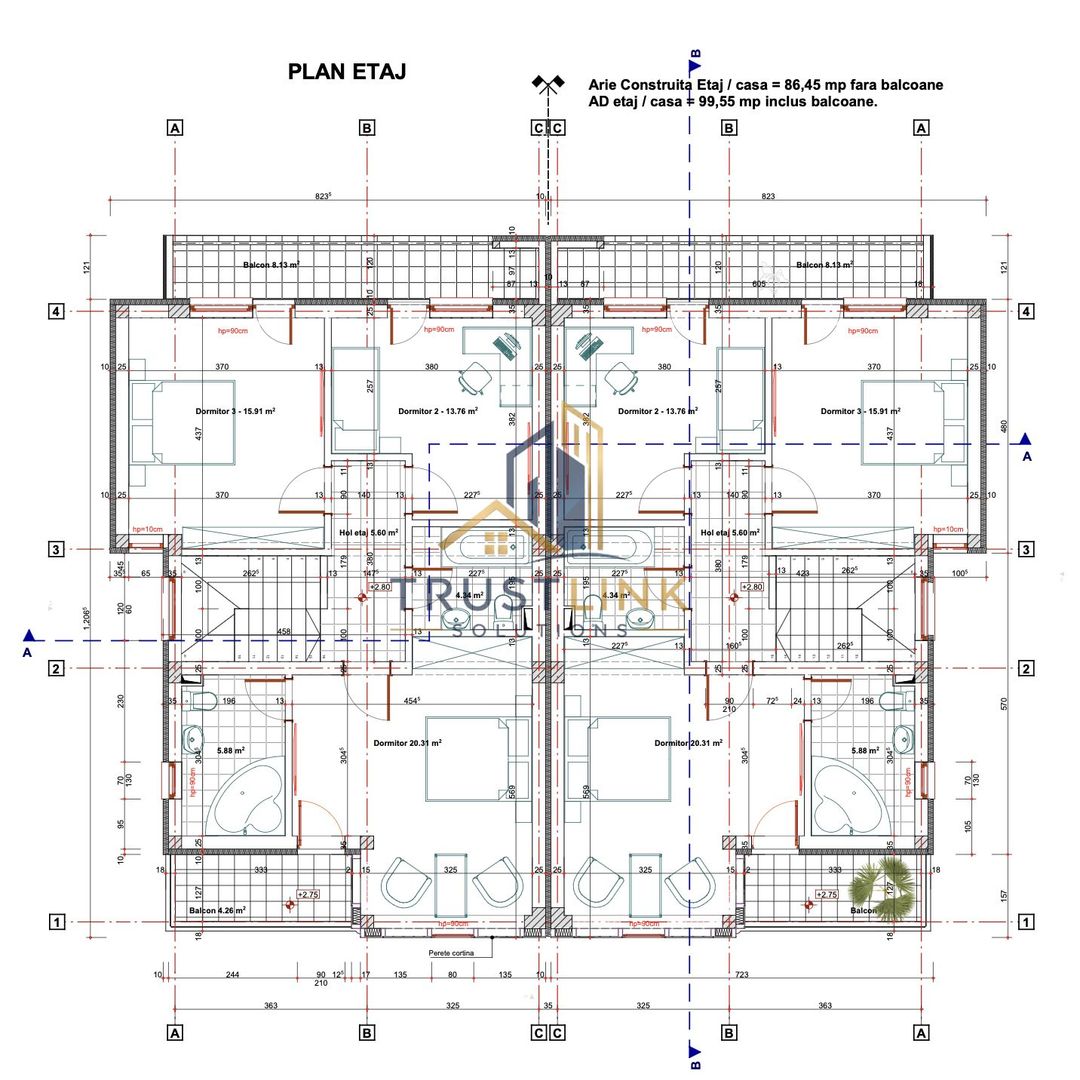 DCA Residence  comuna 1 Decembrie - Schiță 5