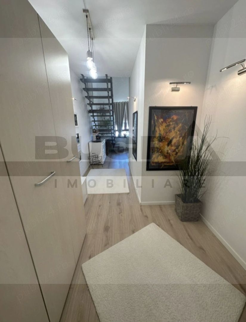 Penthouse de 170mp, terasa de 26mp, mobilat modern, zona Nobori - Poză 9