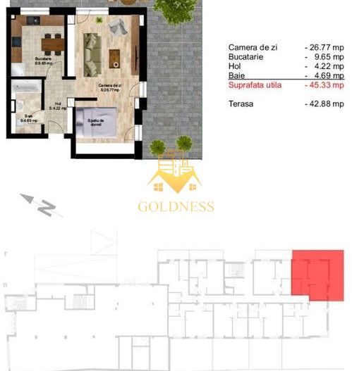 2 camere cu gradina proprie Central. Bloc 2021. Zona UBB Drept! - Poză 2