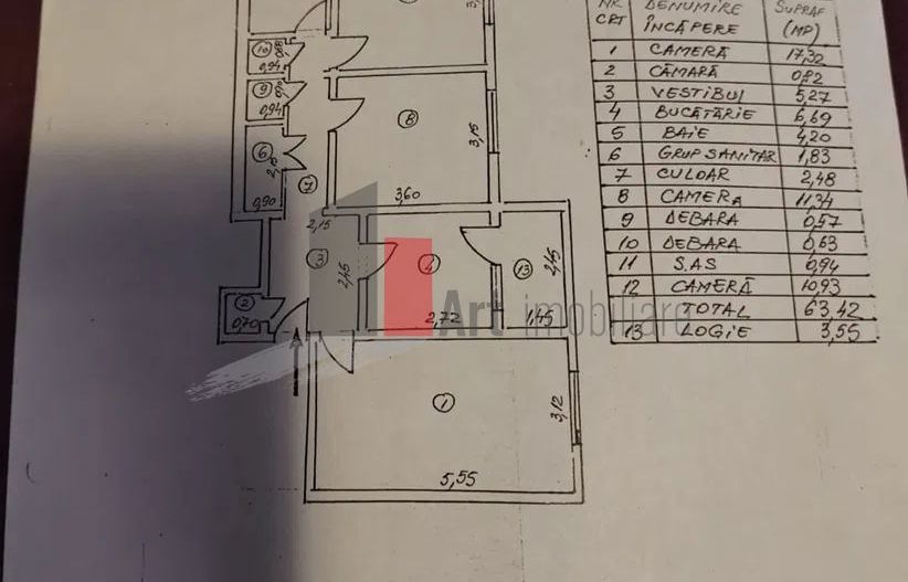 Vânzare apartament 3 camere decomandat Apărătorii Patriei - Spiru Haret - Poză 9