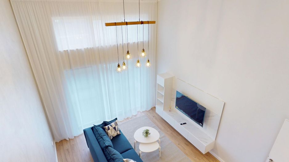 Penthouse 3 camere, 2 băi, mobilat complet, dressing - întabulat - Poză 1
