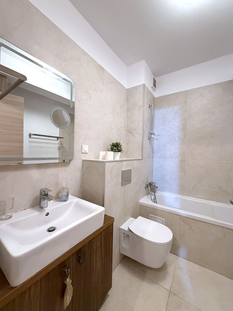 Studio 40.76 mp parter cu gradina 17.78mp - Aviatiei bloc 2020 - Poză 6