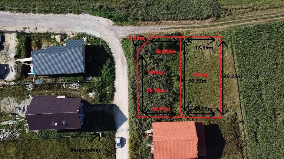 Teren intravilan Sanpetru iesire spre Bod - Poză 6