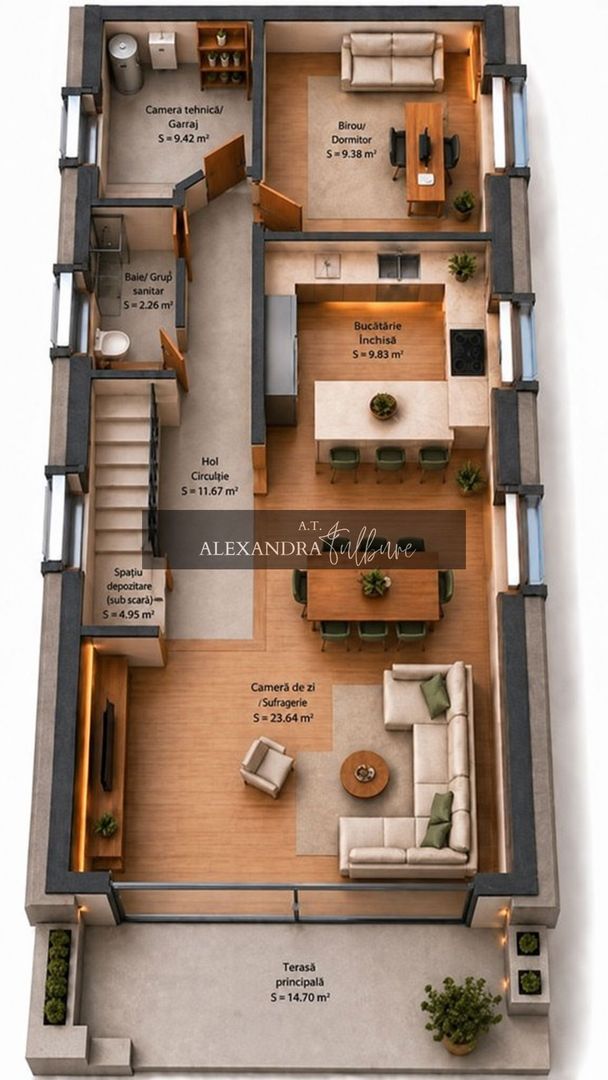 Duplex premium, 4 camere, 170 mp, Europa - Poză 10