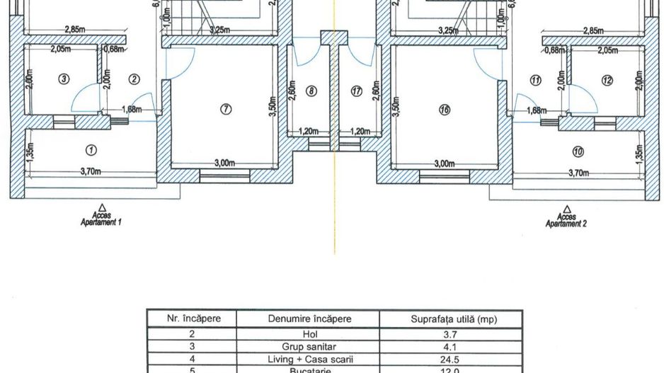 Duplex despartit prin spatiu tehnic - Poză 3