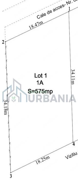 Teren de vanzare pentru constructia unei case, Rediu - 575 mp - Poză 2